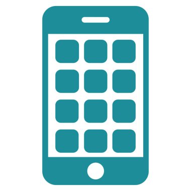Mobil Apps düz vektör simgesi
