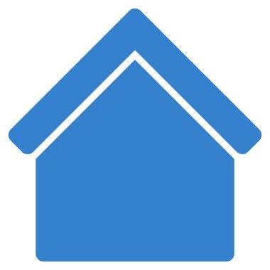 ev düz vektör simgesi