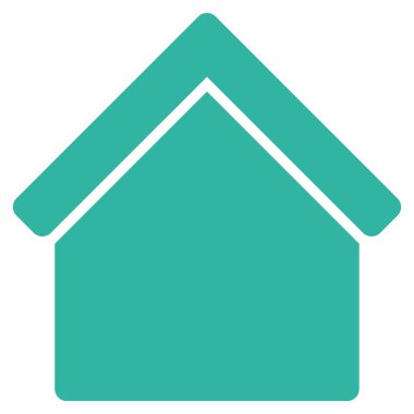 ev düz vektör simgesi