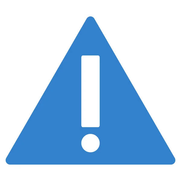 Warning Flat Vector Icon — Stock Vector