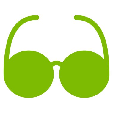 Güneş gözlük düz vektör simgesi