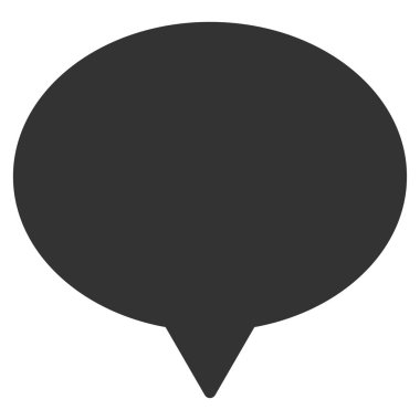 İpucu düz vektör simgesi