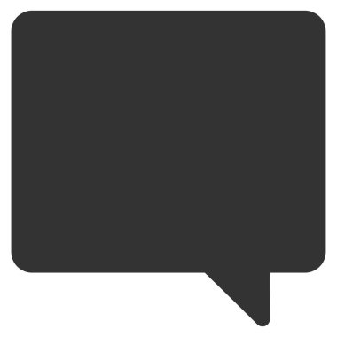 İleti düz vektör simgesi