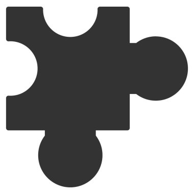 Eklenti düz vektör simgesi