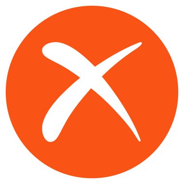 Düz vektör simge Sil