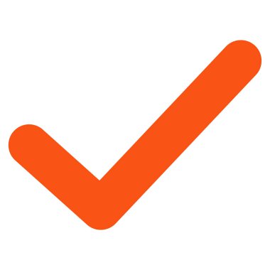 Tamam kene düz vektör simgesi