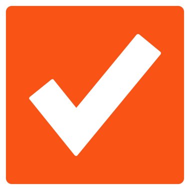 Geçerli düz vektör simgesi