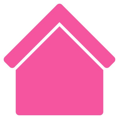 ev düz vektör simgesi