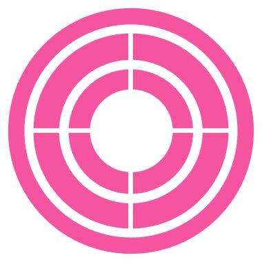 hedef düz vektör simgesi