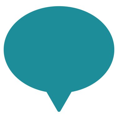 İpucu düz vektör simgesi