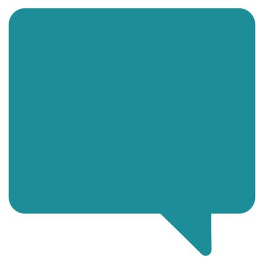 İleti düz vektör simgesi