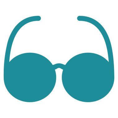 Güneş gözlük düz vektör simgesi