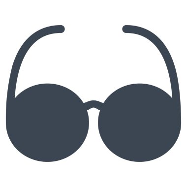 Güneş gözlük düz vektör simgesi