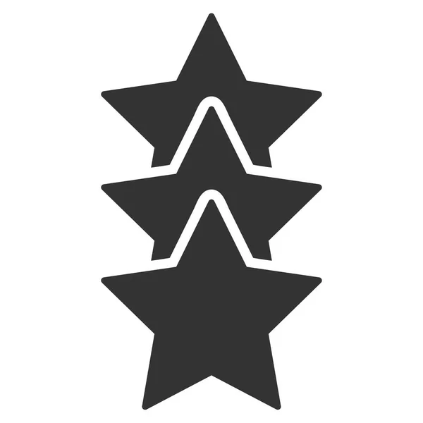 Рейтинг зірок Плоска Векторна піктограма — стоковий вектор