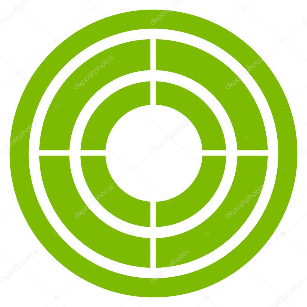 Target Flat Vector Icon