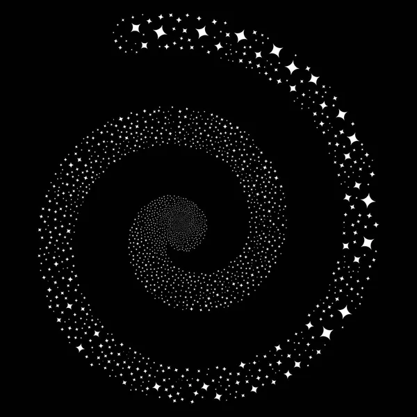 Sparcle Star feux d'artifice Spirale — Image vectorielle