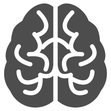 beyin vektör simgesi