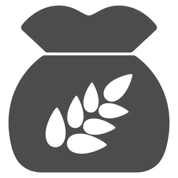 Saco de cosecha de grano Vector icono — Vector de stock