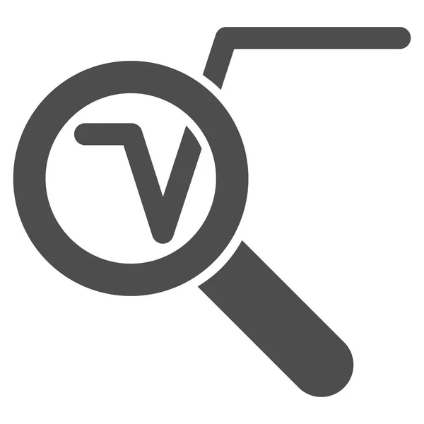 Buscar solución matemática Vector Icono — Vector de stock