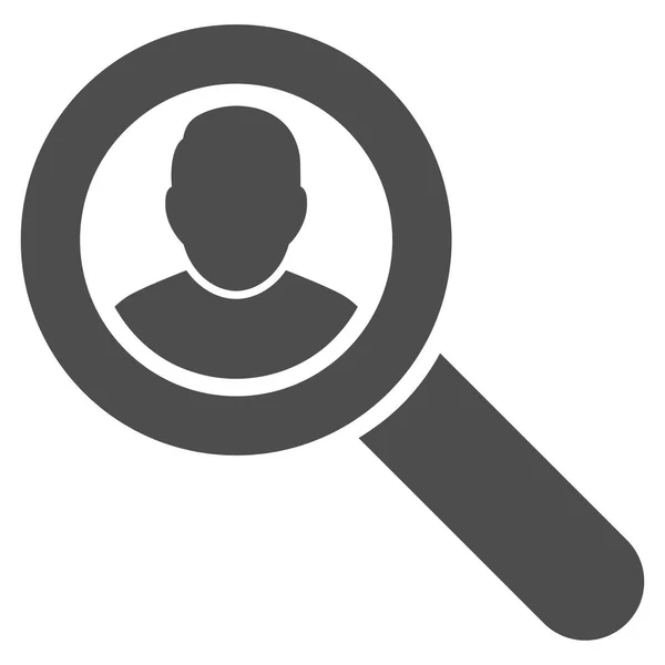 Ikonę wyszukiwania użytkownik wektor — Wektor stockowy