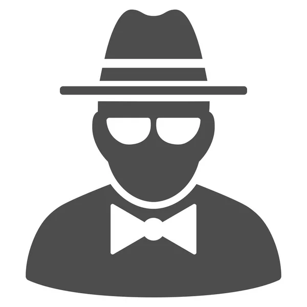 Agente secreto Vector Icono — Vector de stock