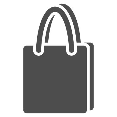 alışveriş poşeti vektör simgesi