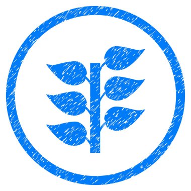 Flora Bitki grenli simgesi yuvarlak