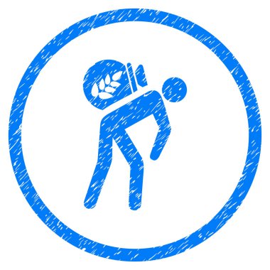 Hasat Porter grenli simgesi yuvarlak
