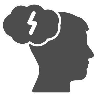 Beyin fırtınası vektör simgesi