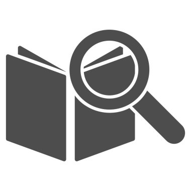 Arama kitap vektör simgesi