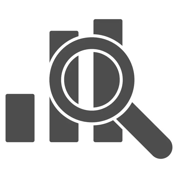 Explorar gráficos Vector icono — Vector de stock