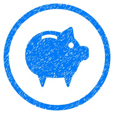 Kumbara grenli simgesi yuvarlak