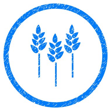 Grenli simgesi buğday kulakları yuvarlak