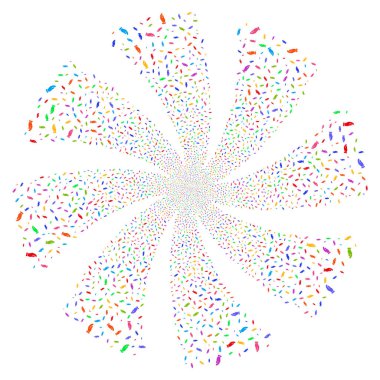 El havai fişek girdap döndürme