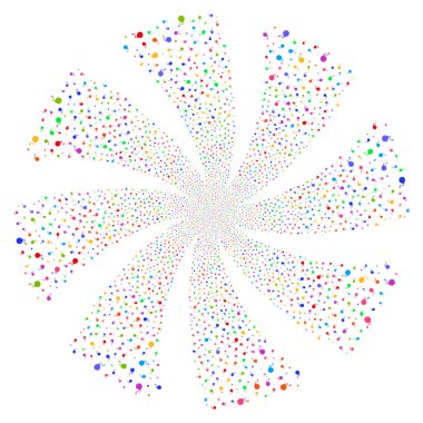 Bomba havai fişek girdap döndürme