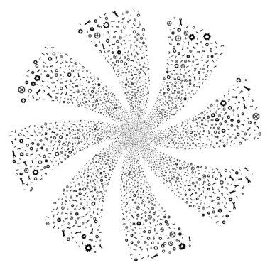 Kurulum araçları havai fişek girdap döndürme