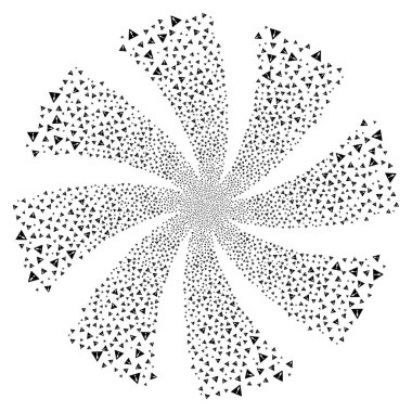 Uyarı havai fişek girdap döndürme