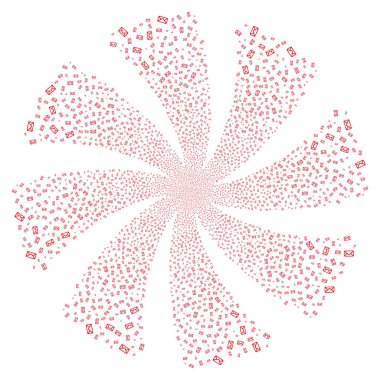 Zarf Fireworks girdap döndürme