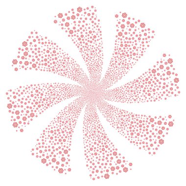 Galaxy havai fişek girdap döndürme