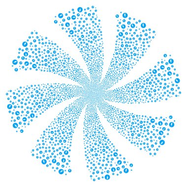 Elektrik havai fişek girdap döndürme