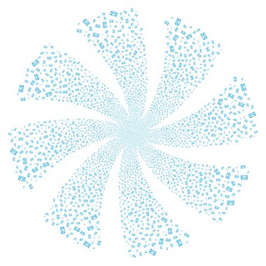 Zarf Fireworks girdap döndürme