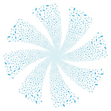 Adam kişi havai fişek girdap çiçek