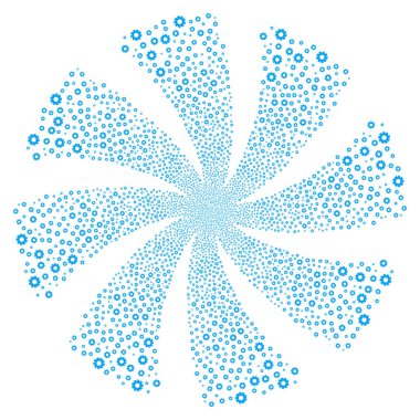 Türbin havai fişek girdap çiçek