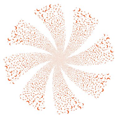 Ay havai fişek girdap döndürme