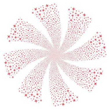 Hava dron havai fişek girdap döndürme