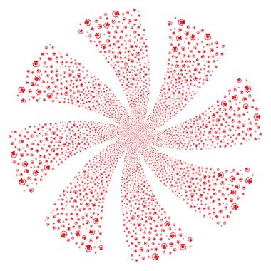 Alarm havai fişek girdap döndürme