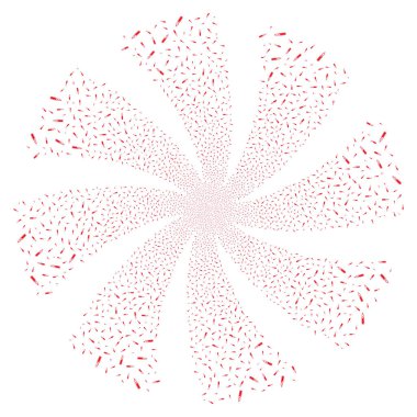 Ampül havai fişek girdap döndürme