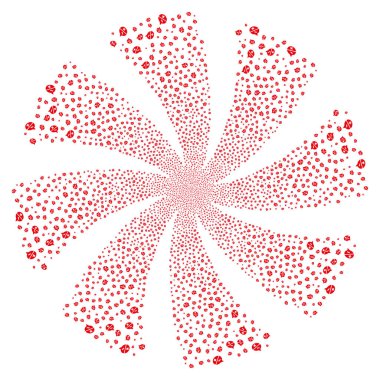 Bağımsız değişkenler havai fişek girdap çiçek