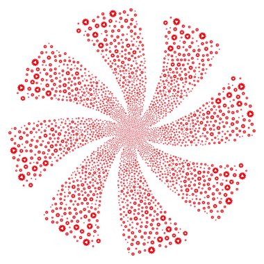 Otomasyon havai fişek girdap döndürme