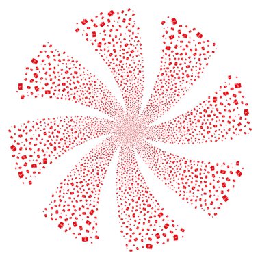 Banknot havai fişek girdap döndürme